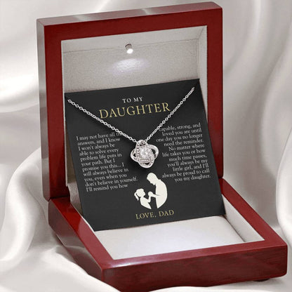To My Daughter From Dad | Always Proud Black & Gold