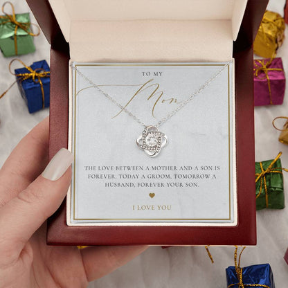 Mother Of The Groom From Son Necklace | The Love Between Marble & Gold