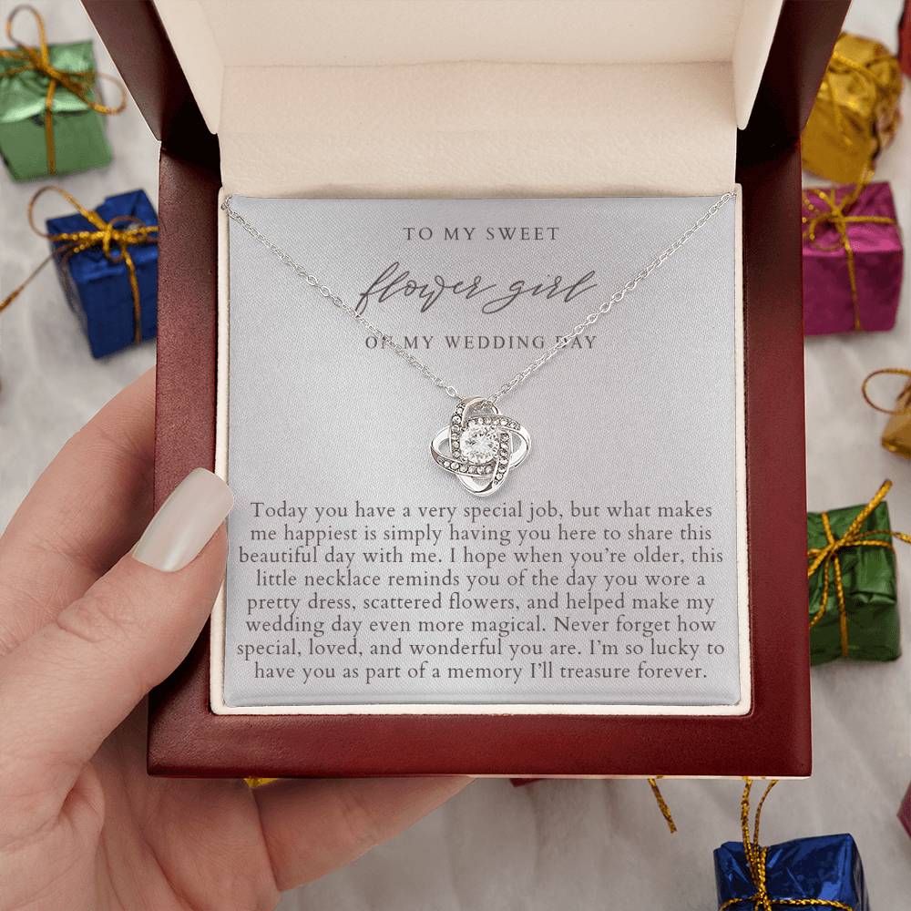 Flower Girl Necklace | Elegant Pearlescence