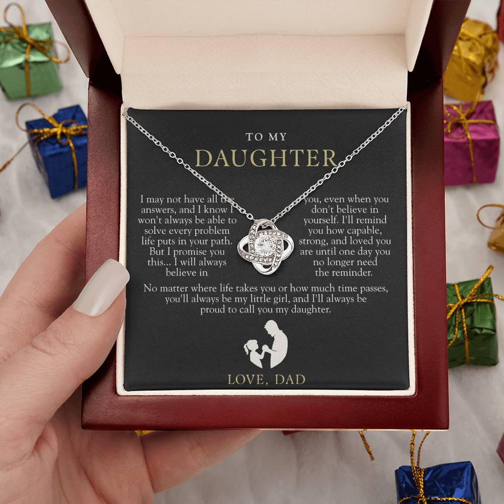 To My Daughter from Dad | Always Proud Black & Gold