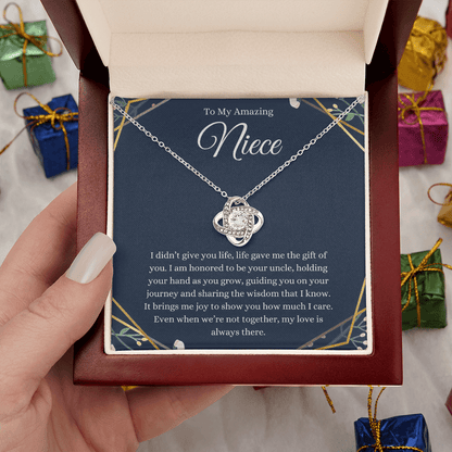 To My Amazing Niece From Unlce Necklace