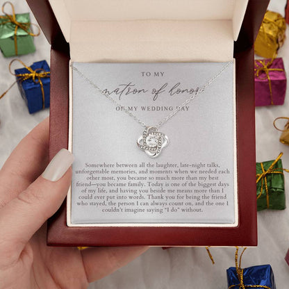 Matron Of Honor Necklace | Elegant Pearlescence