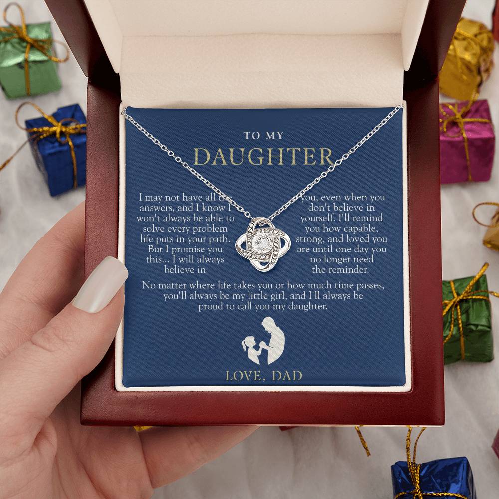 To My Daughter From Dad | Always Proud Navy & Gold