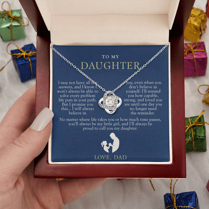 To My Daughter From Dad | Always Proud Navy & Gold