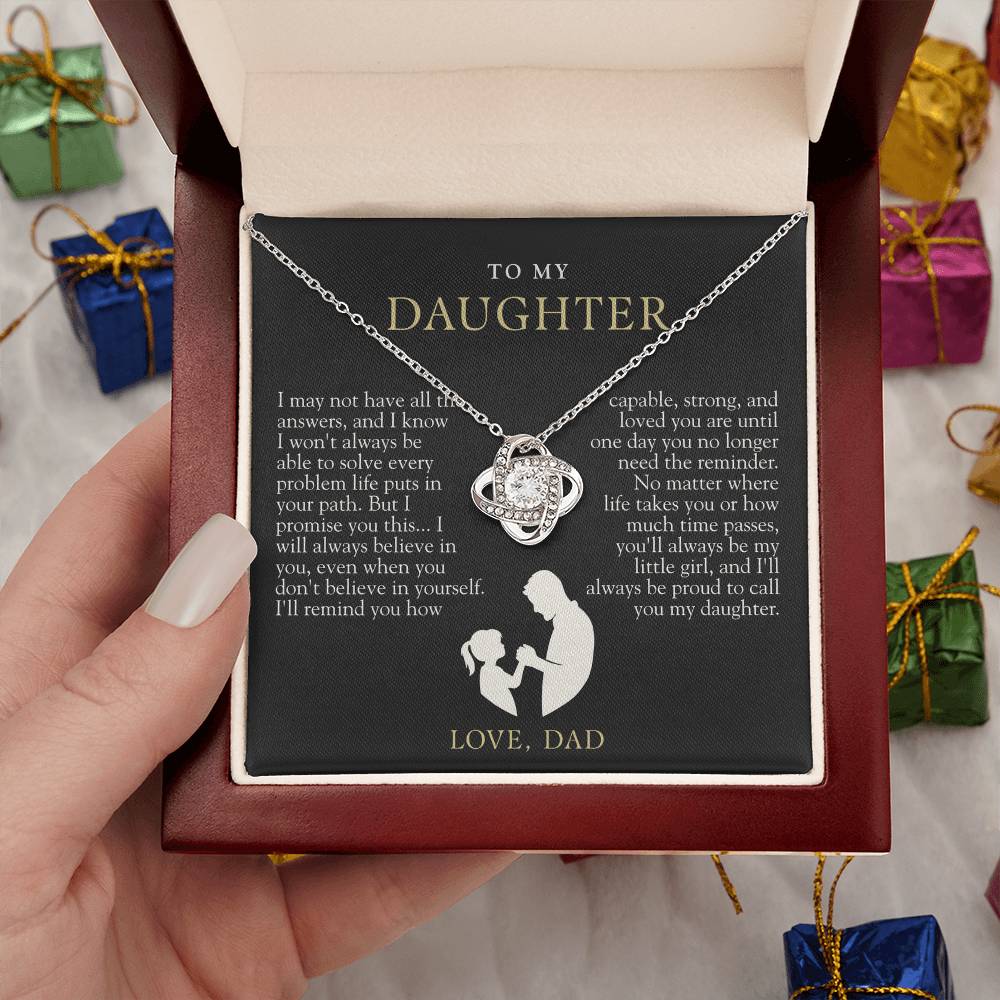 To My Daughter From Dad | Always Proud Black & Gold