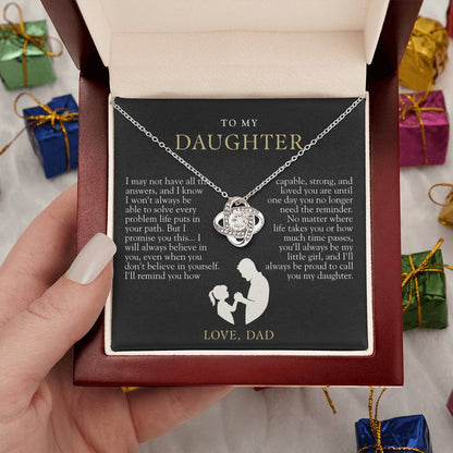 To My Daughter From Dad | Always Proud Black & Gold