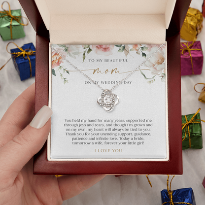 Mother Of The Bride Gift - Love Knot Necklace
