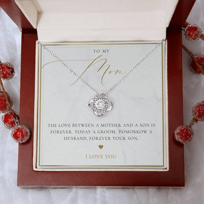 Mother Of The Groom From Son Necklace | The Love Between Marble & Gold