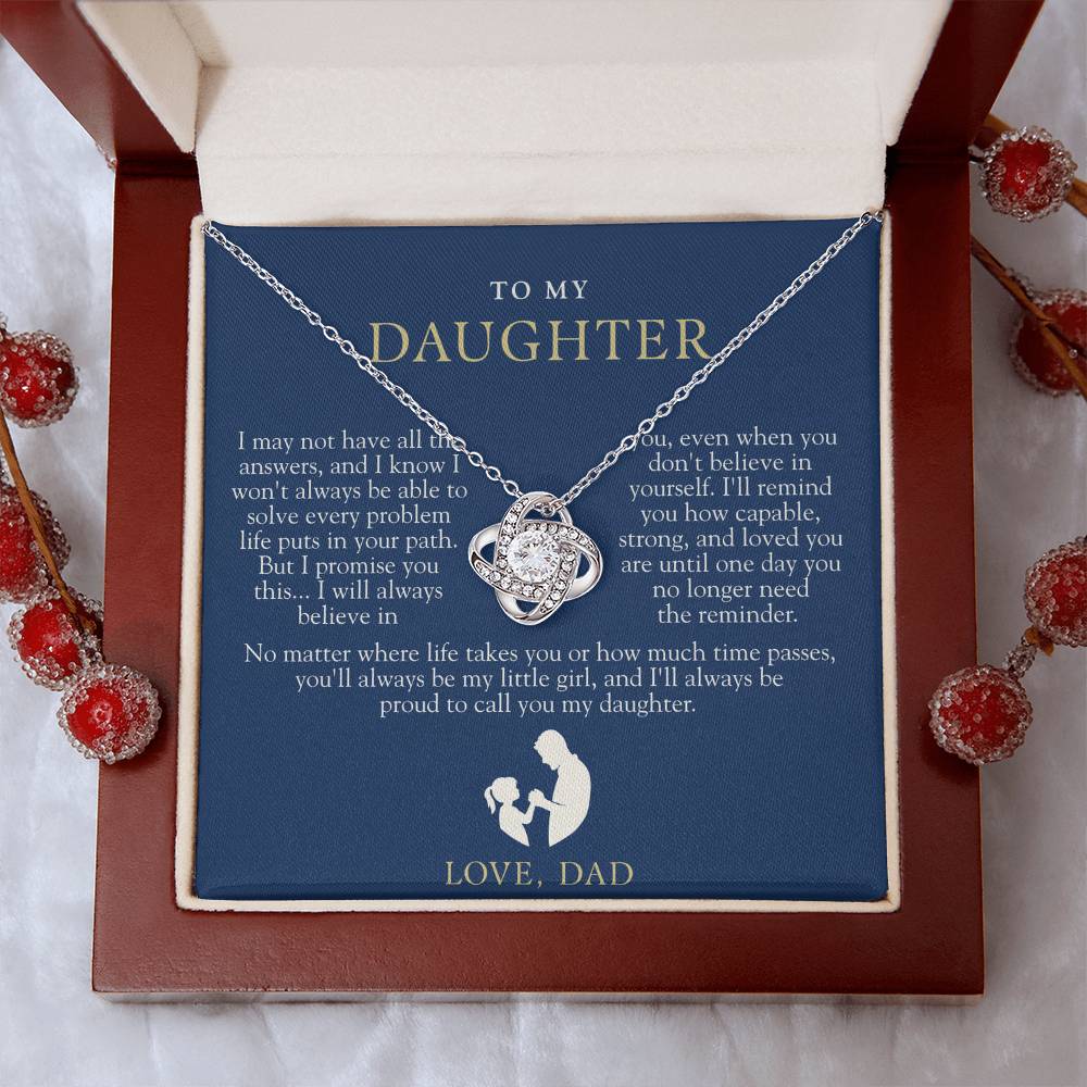 To My Daughter From Dad | Always Proud Navy & Gold