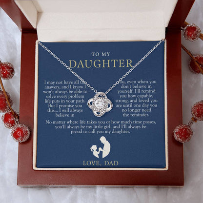 To My Daughter From Dad | Always Proud Navy & Gold