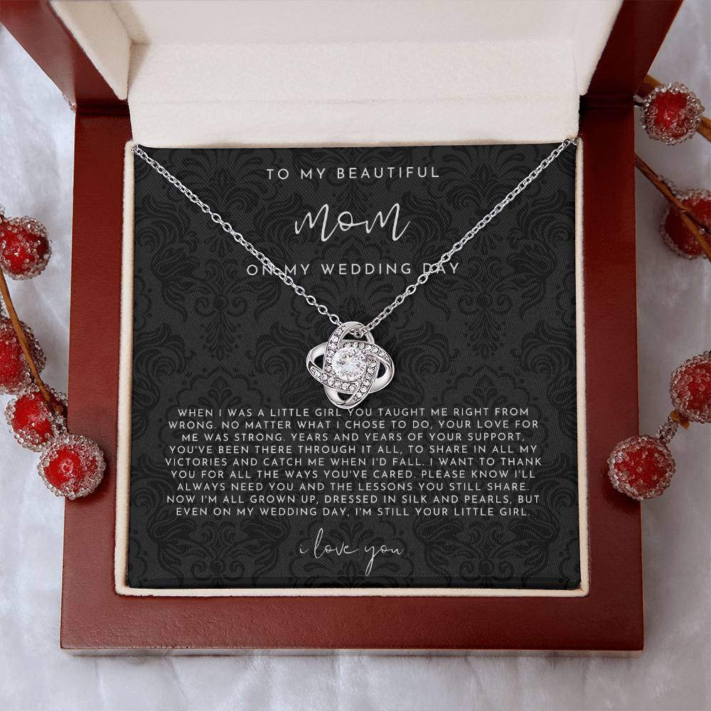 To My Mom On My Wedding Day Necklace