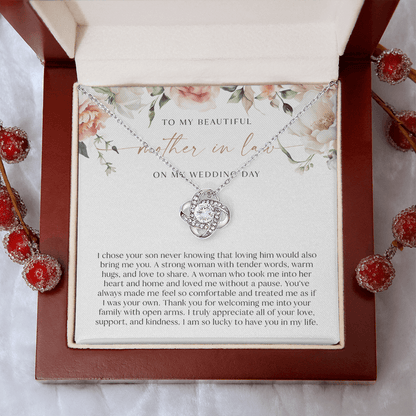 Mother In Law Wedding Gift Necklace