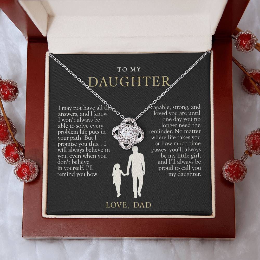To My Daughter | Always Proud Black & Gold