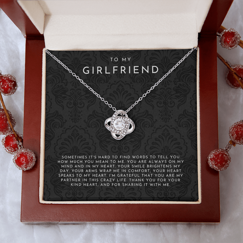 To My Girlfriend - Love Knot Necklace