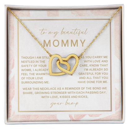 Blush From the Bump Mom Necklace