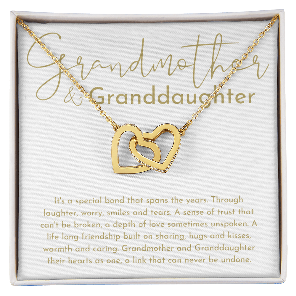 Bond Between Grandmother And Granddaughter Necklace
