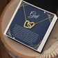 Grit Interlocking Hearts Necklace