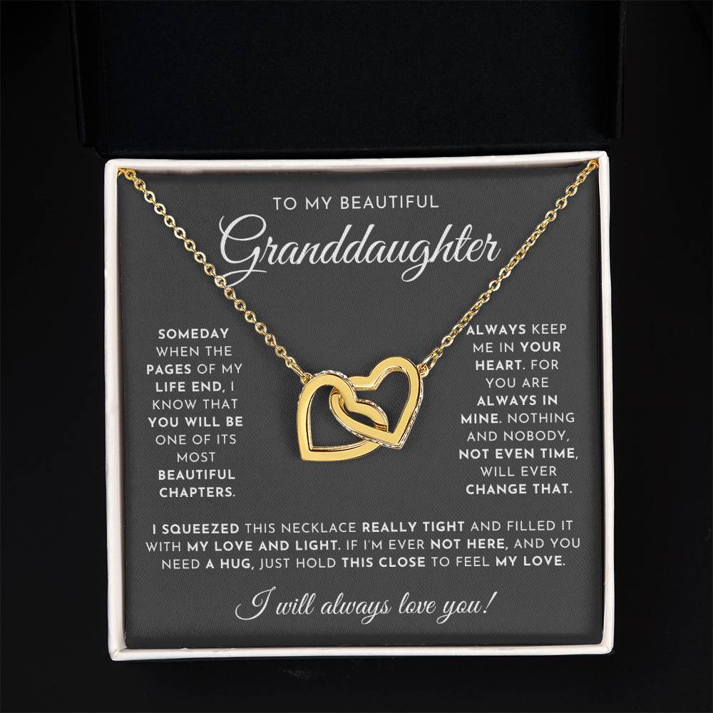 To My Beautiful Granddaughter Necklace