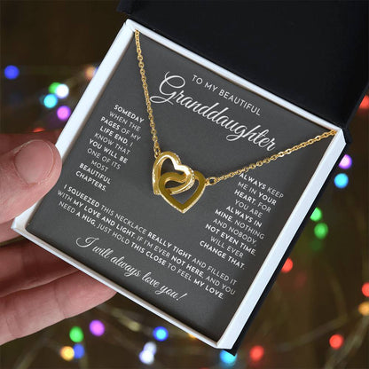 To My Beautiful Granddaughter Necklace