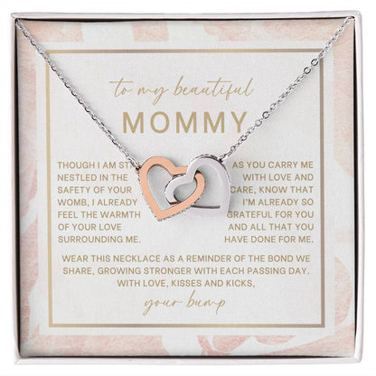 Blush From the Bump Mom Necklace