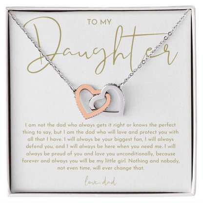 To My Daughter From Dad Necklace
