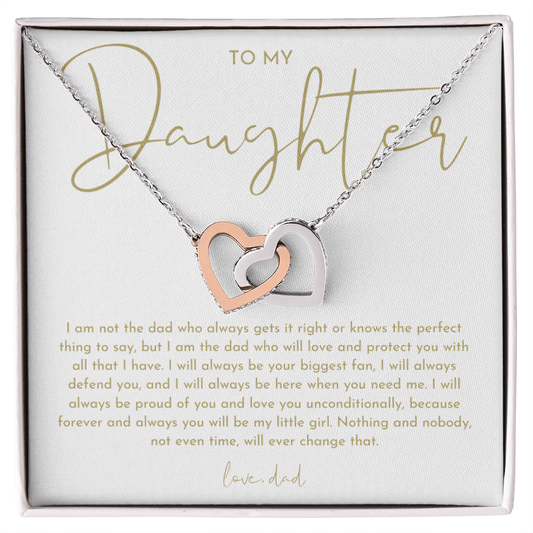 To My Daughter From Dad Necklace
