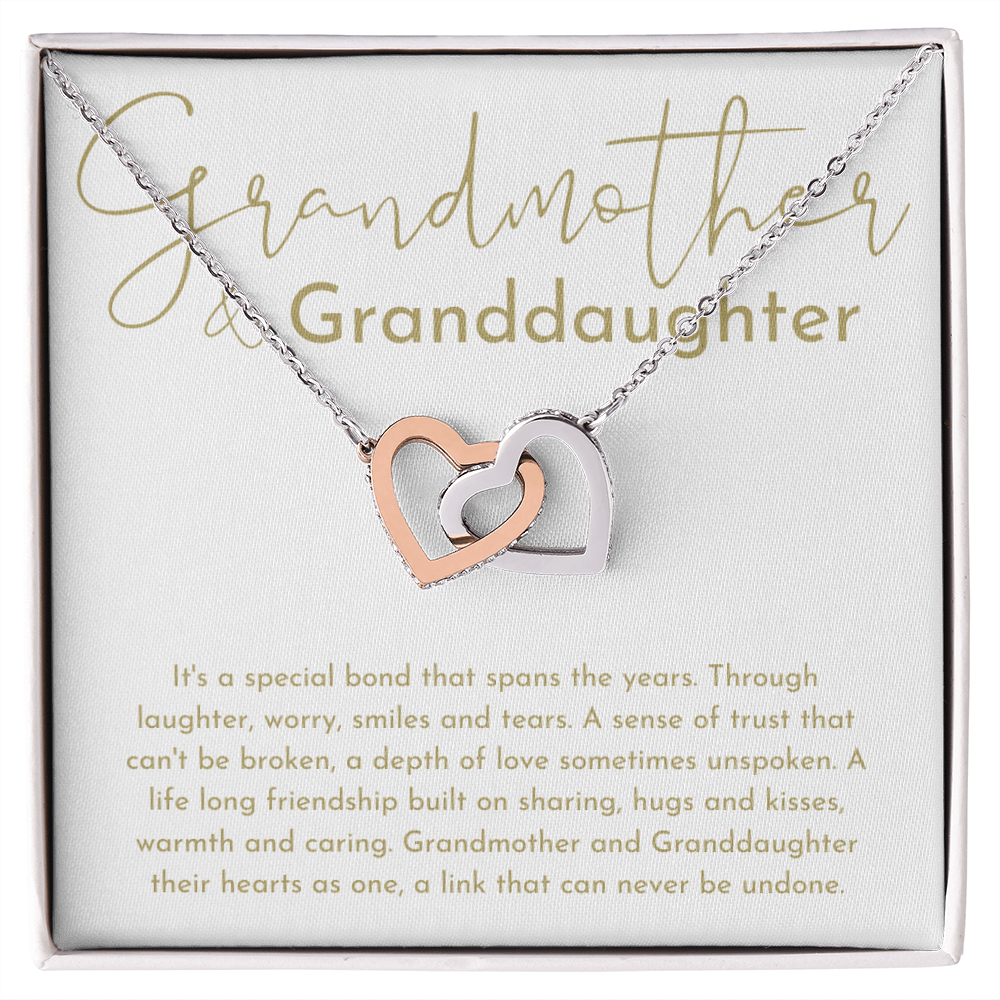 Bond Between Grandmother And Granddaughter Necklace