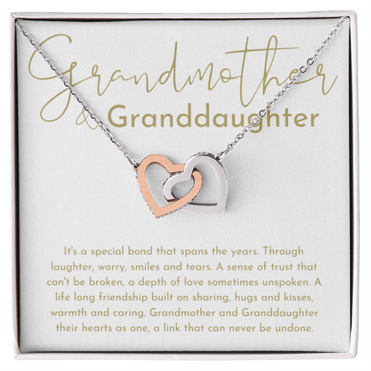 Bond Between Grandmother And Granddaughter Necklace