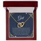 Grit Interlocking Hearts Necklace