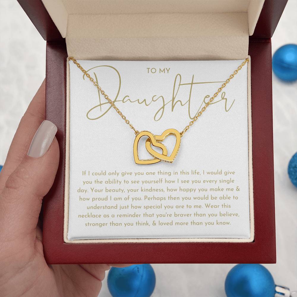 To My Daughter Necklace, Daughter Gift