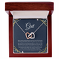 Grit Interlocking Hearts Necklace