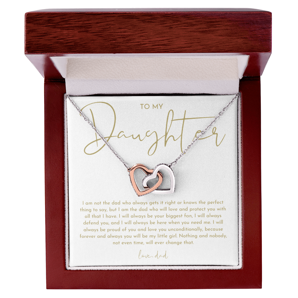 To My Daughter From Dad Necklace