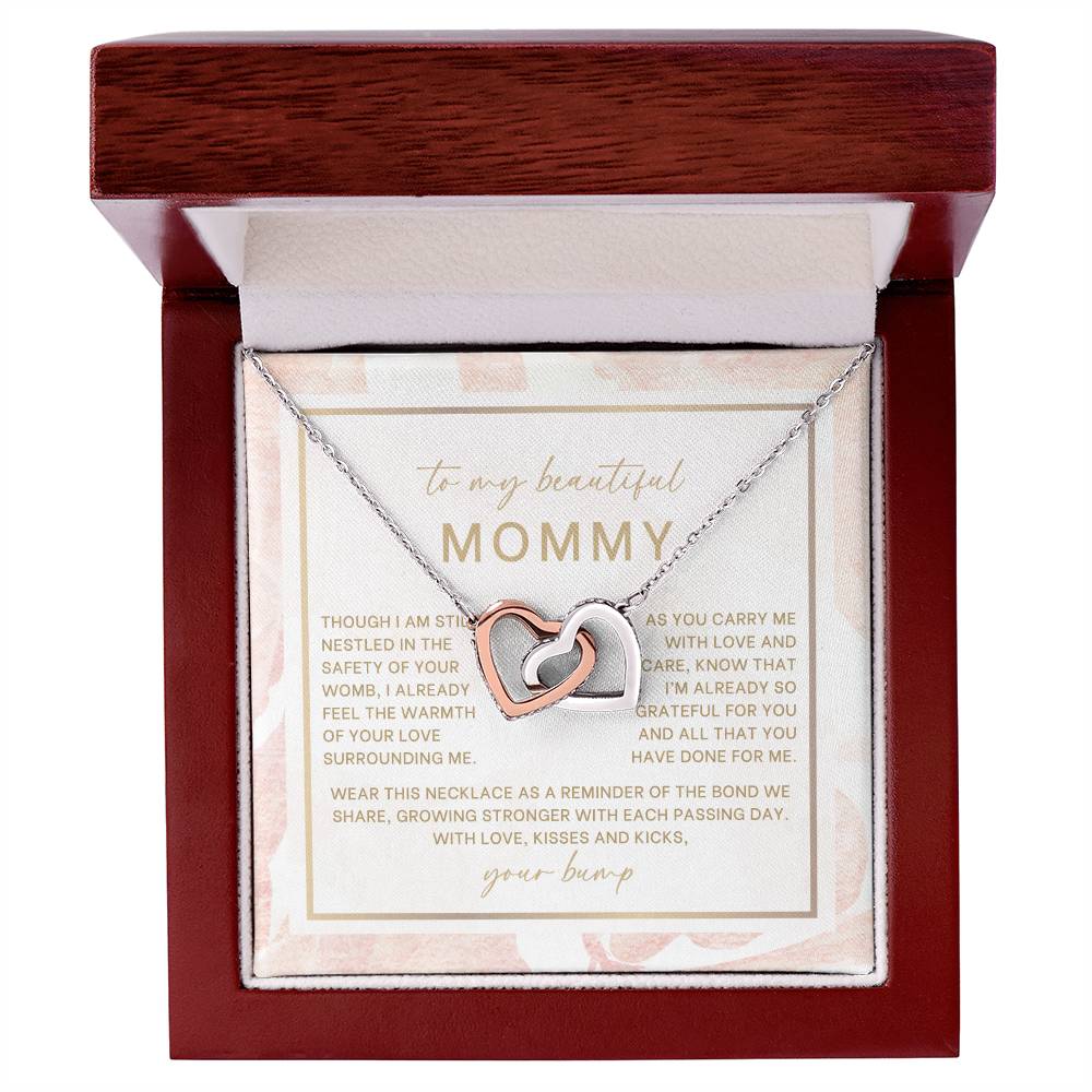 Blush From the Bump Mom Necklace