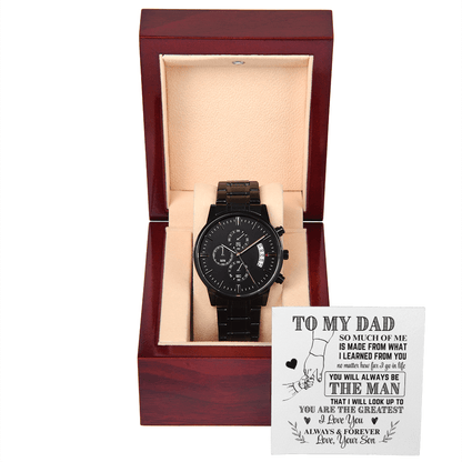 To My Dad From Son Chronograph Watch