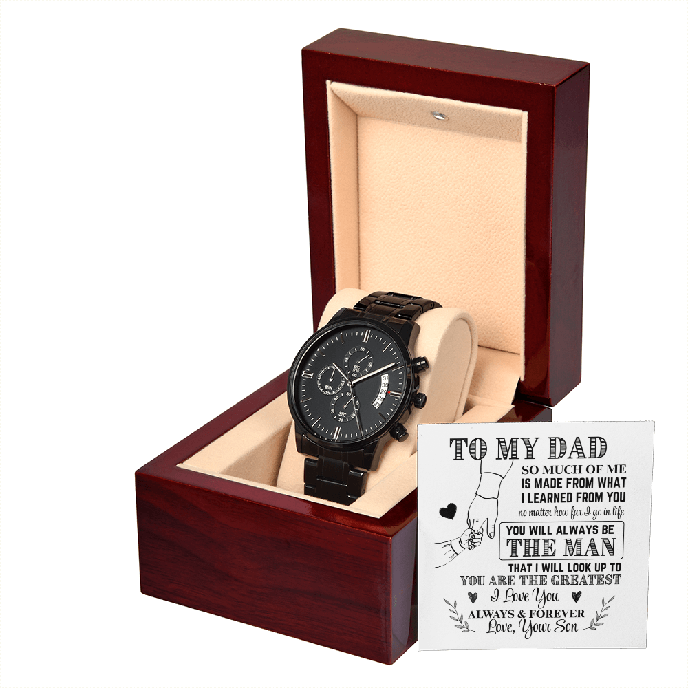 To My Dad From Son Chronograph Watch