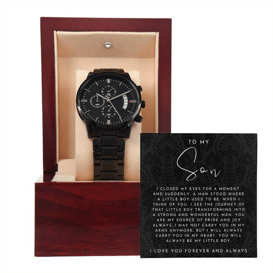 To My Son (I Closed My Eyes) Chronograph Watch