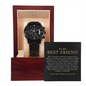 Best Friend Chronograph Watch | Time Well Wasted Black & Gold
