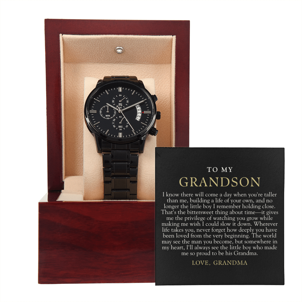 Grandson Chronograph Watch From Grandma | Always My Little boy