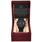 Dad Chronograph Watch From Daughter | Still Need My Dad Black & Gold
