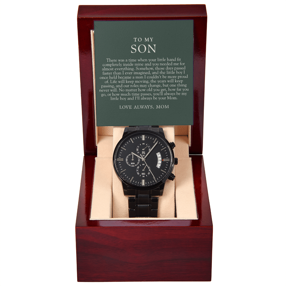 Son Chronograph Watch From Mom | No Matter How Old You Get Hunter Green