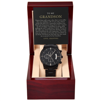Grandson Chronograph Watch From Grandma | Always My Little boy