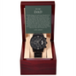 Dad Chronograph Watch | The Time You Gave Me Hunter Green