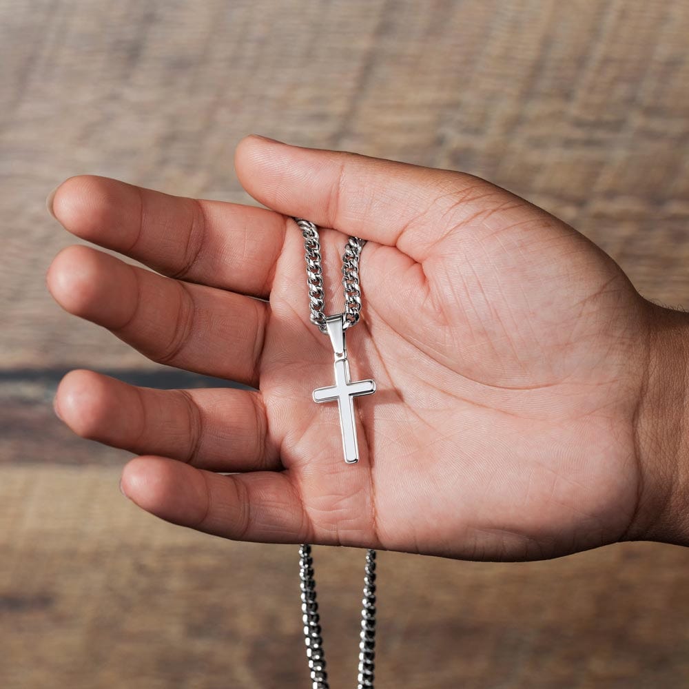 Promise Necklace For Him Cross