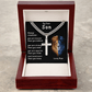 To My Dear Son From Mom Cross Necklace