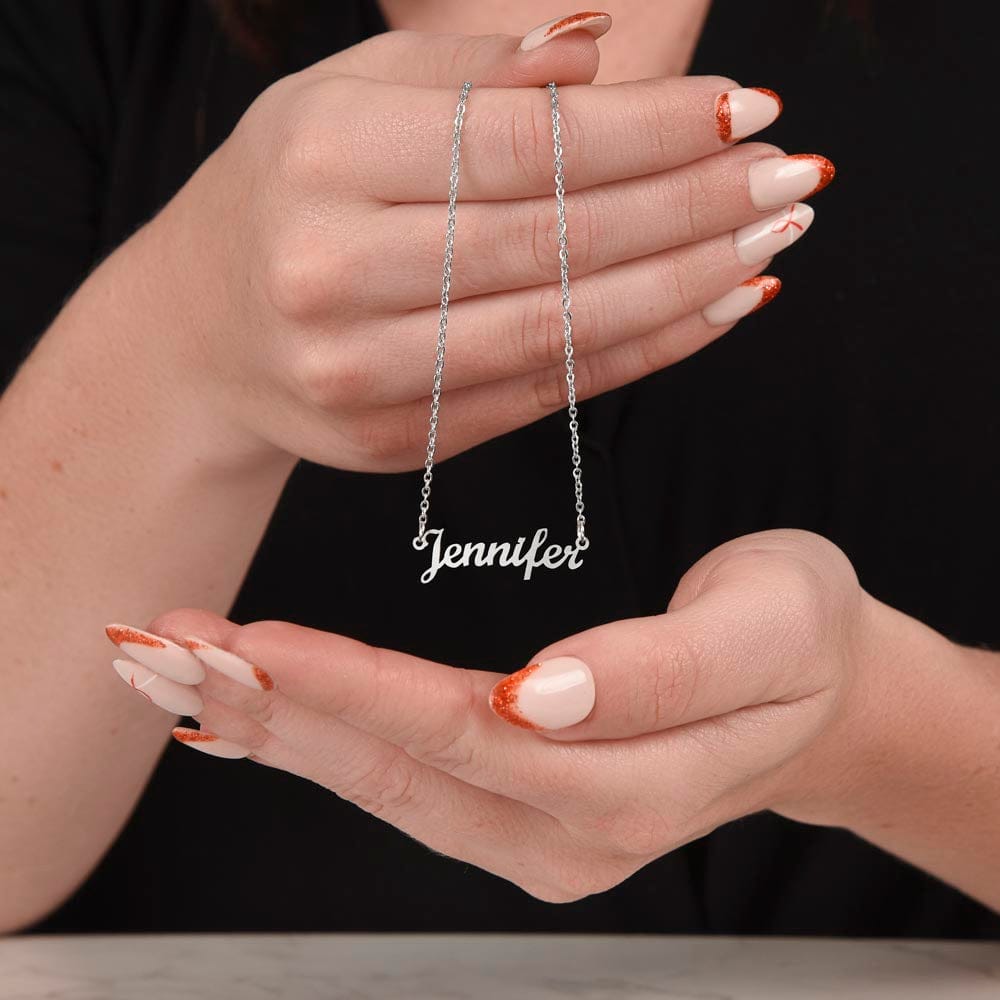Custom Name Necklace - Graduation Gift
