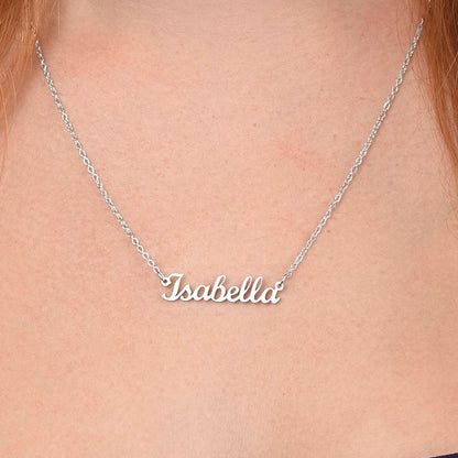 Custom Name Necklace - Graduation Gift