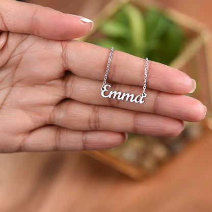 Custom Name Necklace - Graduation Gift