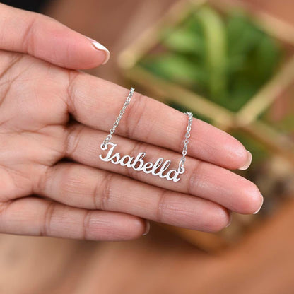 Custom Name Necklace - Graduation Gift