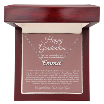 Custom Name Necklace - Graduation Gift