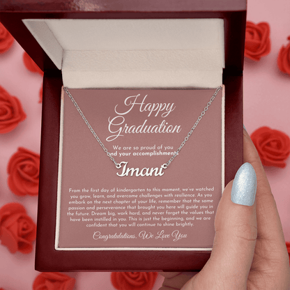 Custom Name Necklace - Graduation Gift